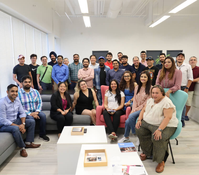 ML arteka team in the office, representing a collaborative, human-centred culture.