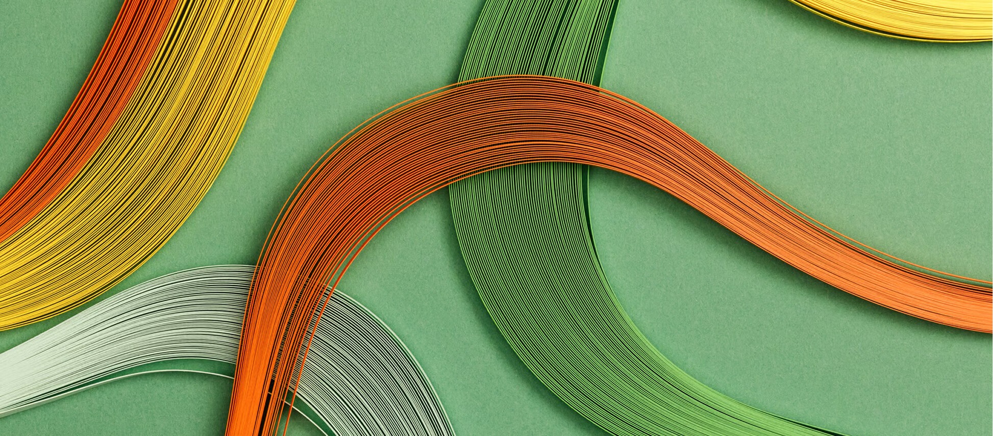 Interwoven bands representing ML arteka connecting data and platforms across the enterprise